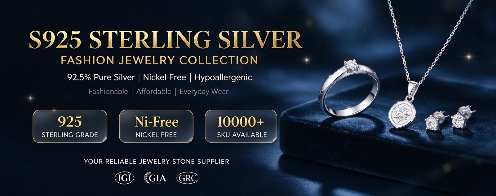S925 sterling silver jewelry