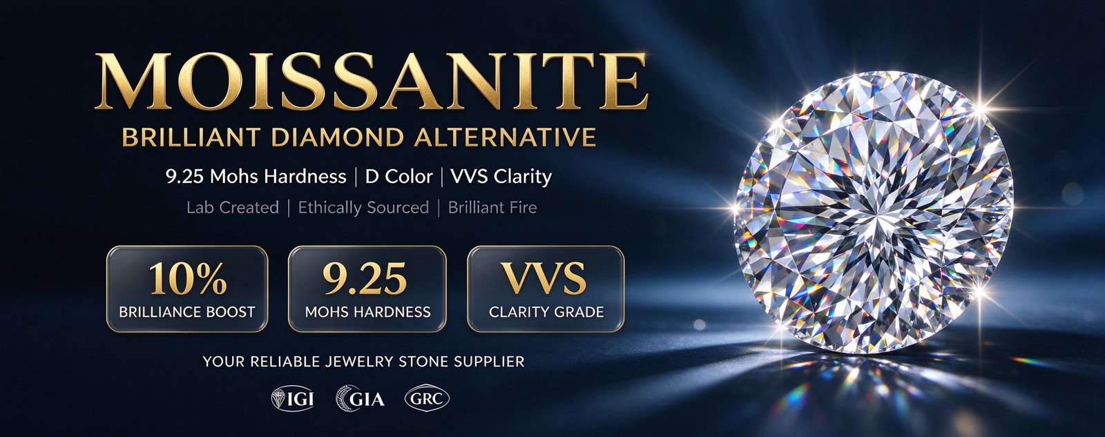 Moissanite gemstones