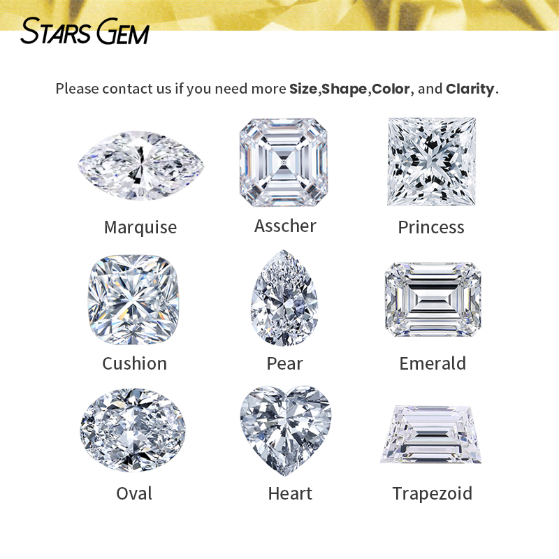 0.3ct to 10ct Fancy Shape HPHT CVD Lab Grown Diamond with IGI Certificate 0.3ct to 10ct Fancy Shape HPHT CVD Lab Grown Diamond with IGI Certificate